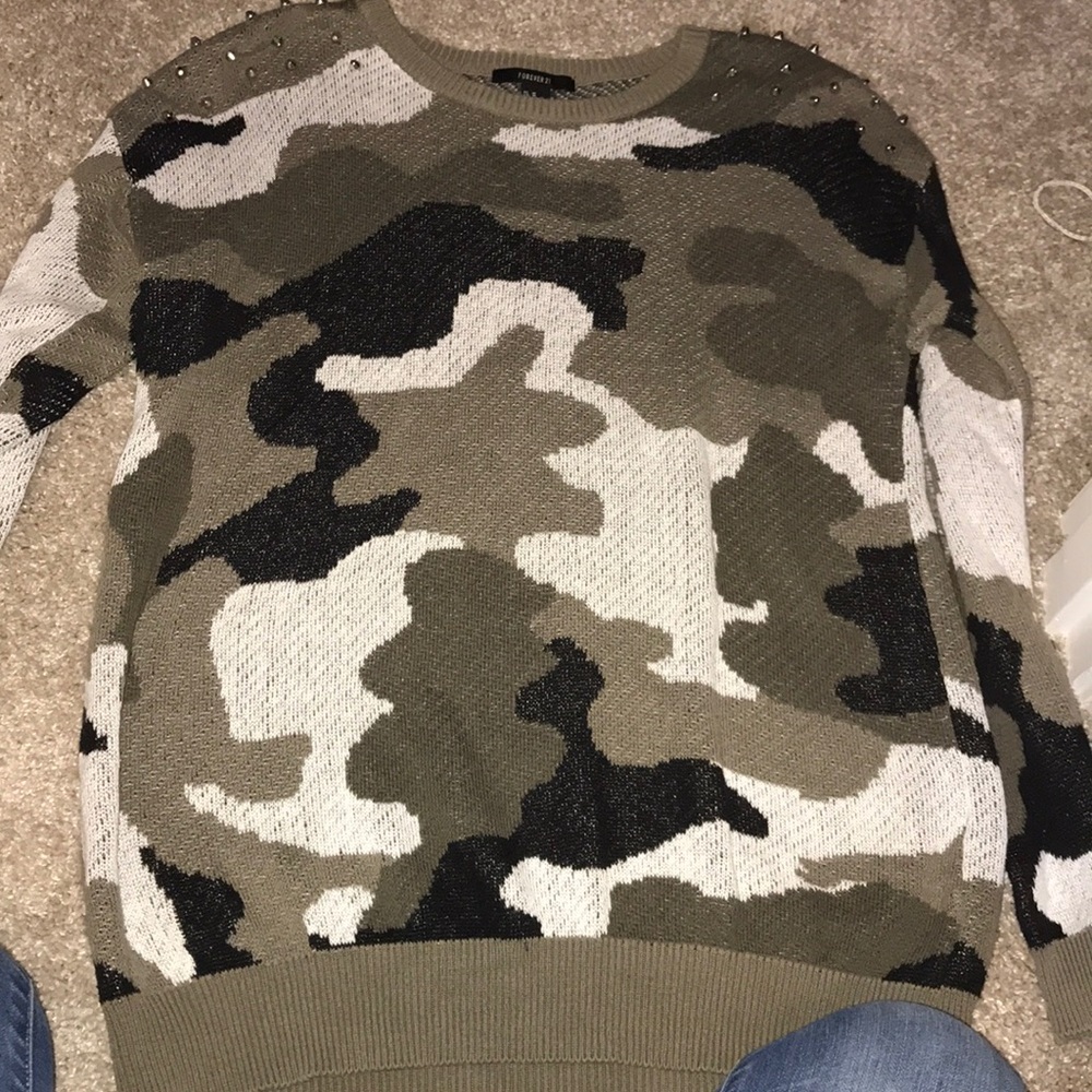 Camo Sweater
